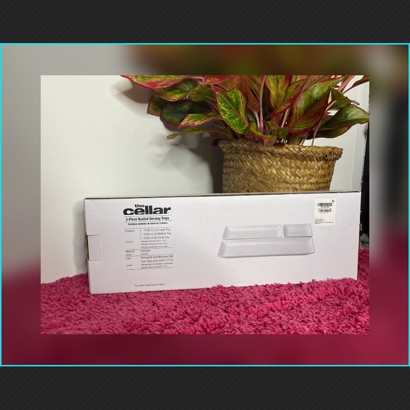 The Cellar 3 piece Nested Serving Trays - Picture 4 of 5